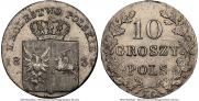 10 groszy 1831 year