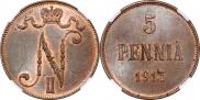 5 pennia 1905 year