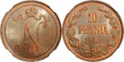 10 pennia 1910 year