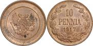 10 pennia 1917 year