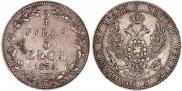 3/4 roubles - 5 złotych 1839 year