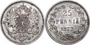 25 pennia 1873 year