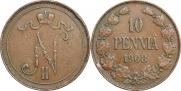 10 pennia 1908 year