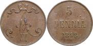 5 pennia 1892 year