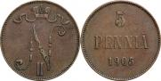 5 pennia 1905 year