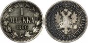 1 markka 1866 year