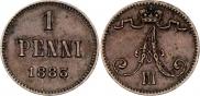 1 penni 1883 year