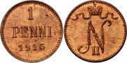 1 penni 1915 year