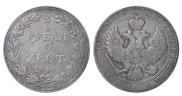 3/4 roubles - 5 złotych 1840 year