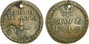 Beard token coin 1705 year