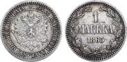 1 markka 1865 year