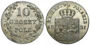 10 groszy 1831 year