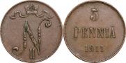 5 pennia 1911 year