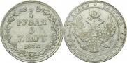 3/4 roubles - 5 złotych 1836 year