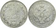 3/4 roubles - 5 złotych 1840 year