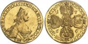 5 roubles 1766 year