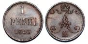 1 penni 1883 year