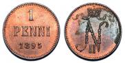 1 penni 1895 year