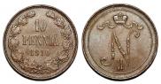 10 pennia 1910 year