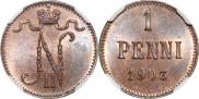 1 penni 1903 year