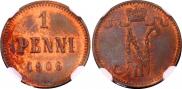 1 penni 1906 year