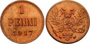 1 penni 1917 year