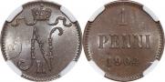 1 penni 1904 year