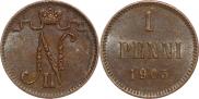 1 penni 1905 year