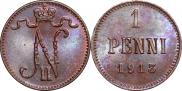 1 penni 1913 year