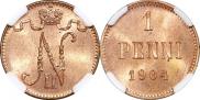 1 penni 1904 year