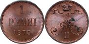 1 penni 1875 year