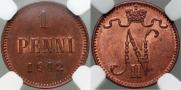 1 penni 1912 year