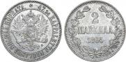 2 markkaa 1865 year