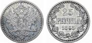 25 pennia 1865 year