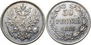 50 pennia 1889 year