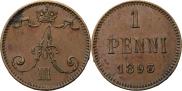 1 penni 1893 year