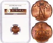 1 penni 1915 year