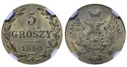 5 groszy 1840 year