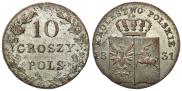 10 groszy 1831 year