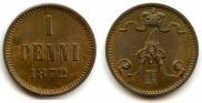 1 penni 1872 year