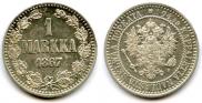 1 markka 1867 year