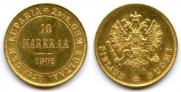 10 markkaa 1905 year