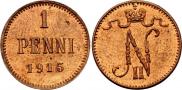 1 penni 1915 year