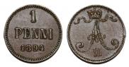 1 penni 1894 year