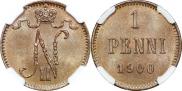 1 penni 1900 year