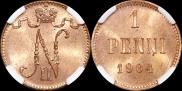 1 penni 1904 year