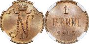 1 penni 1915 year