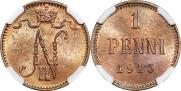 1 penni 1915 year