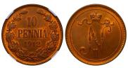 10 pennia 1912 year