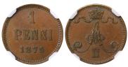 1 penni 1875 year